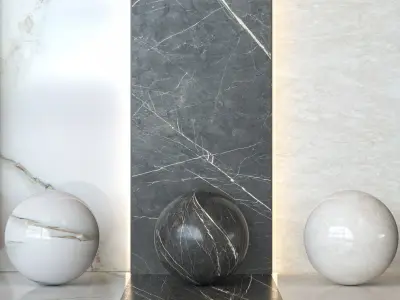 Florim Antique Marble Tile Set - Contemporary Design 11 in 1 Texture