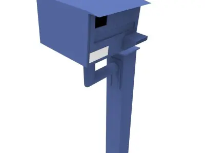 Speed Camera Low-poly 3D model