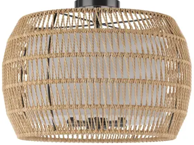 Golden Lighting Everly 4 Light Semi-Flush 3D model