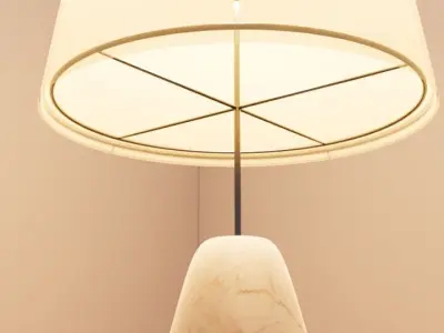 Low-poly lamp Low-poly 3D model