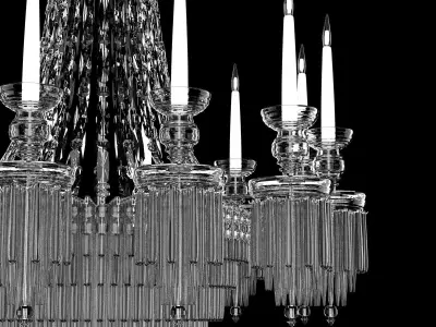 Regency Style Chandelier Made in England 3D model