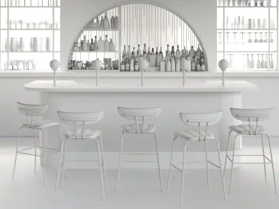Bar Alcohol 23 3D model