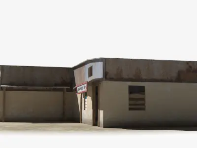 Slum x25 Low-poly 3D model purchase