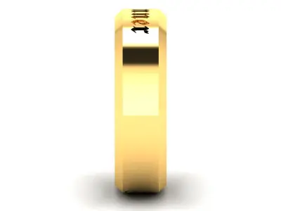 Solitaire Ring 3dm stl fbx obj render details 3D print model