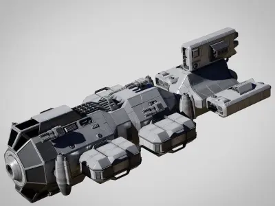 space cargo 3D model