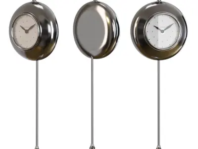 Clock ROOMERS 47-425-65  Low-poly 3D model