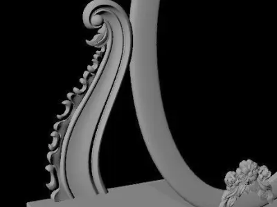 cabinet with mirror 3D model get