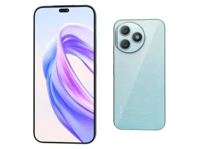 Honor X50i Plus Light Blue 3D model