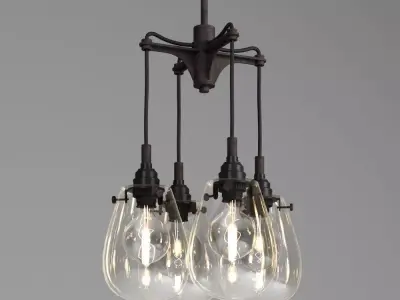 Hanging Lamp LOFT HOUSE P-147 3D model