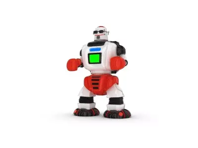 Funny Robot Character 3D model