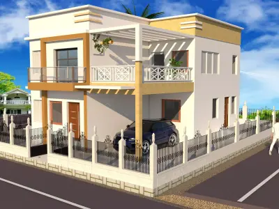 REVIT HOUSE DESIGN 3D model