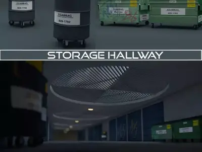 Storage Hallway  3D model