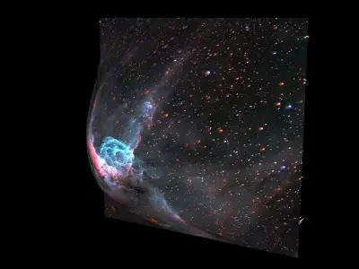 Thors Helmet Nebula 3D model