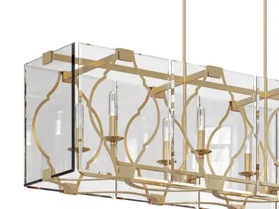 Brenton Cove Linear Pendant by lightology 3D model