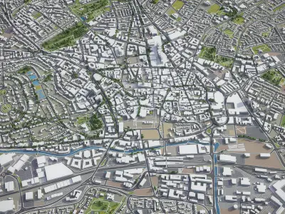 Nottingham  Low-poly 3D model