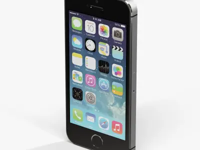 Apple iPhone 5S Low-poly 3D model
