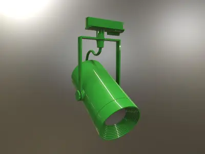 Euro Spot LED czarny 1f Light Fixture Free 3D model