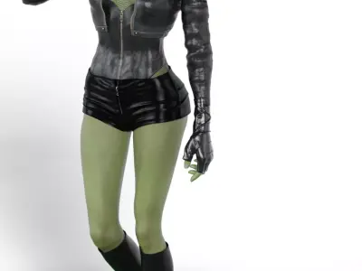 Thanos Daughter Galactic Biker Style  3D print model
