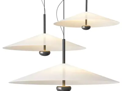 Ava Cone Pendant Light 3D model