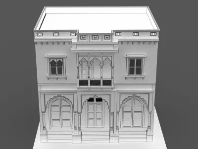 Indian Palace Structure  3D model