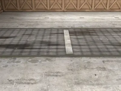 Wooden Warehouse 13 3D model