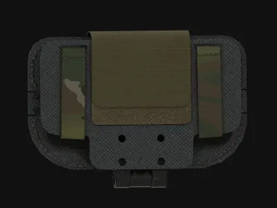 S And S FlipLite Chest Smartphone Mount Low-poly 3D model