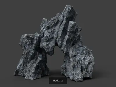 Rock Collection 007 3D Model Pack
