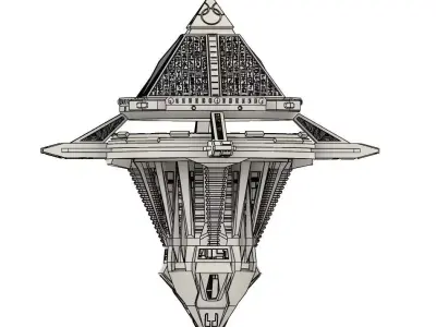 Goauld Laboratory Space Station 3D print model