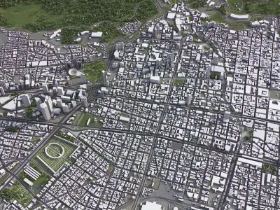 Bogota - City 3D Model Low-poly 3D model