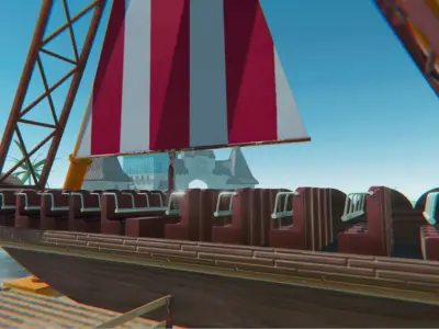 Ship attraction 3D model