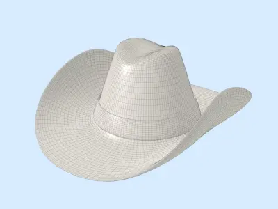 Cowboy Hat Free low-poly 3D model