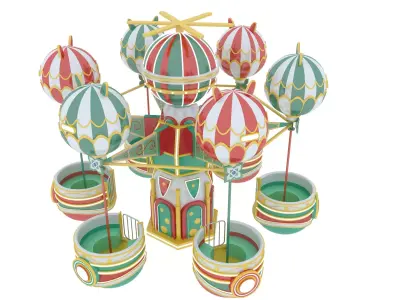 Amusement Park Samba Ball 3D model