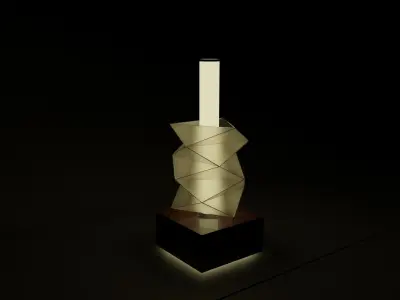 Origami light Free 3D model