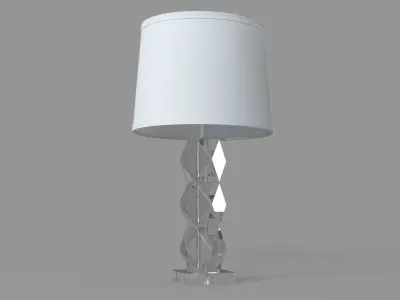 Carrigan Table Lamp Clear 3D model