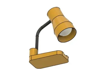 Study lamp 3D model