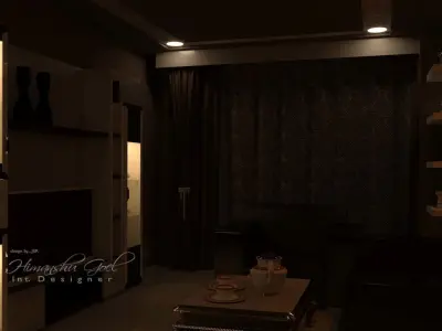 living room Beauty 3D model