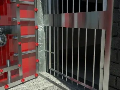 Bank Vault Type Door 3D model