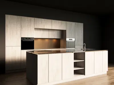 87-Kitchen3 texture 8 3D model