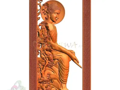 buddha door 3D print model