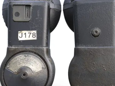 Long Beach Parking Meter 3D model