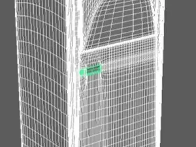 STREET RECYCLE BIN 3D model