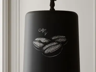 Bin Lavagna Pendant by Ocilunam for In-Es Art Design 3D model