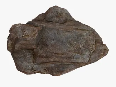 Big Stone low poly Low-poly 3D model