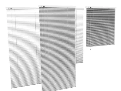 Metal Blinds Collection  Low-poly 3D model