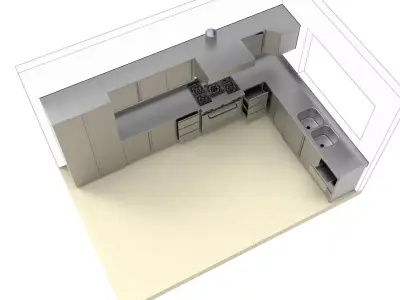 KITCHEN 93 3D model