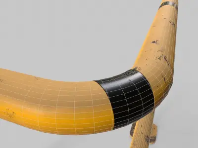 Barrier V2 - 001 Low-poly 3D model