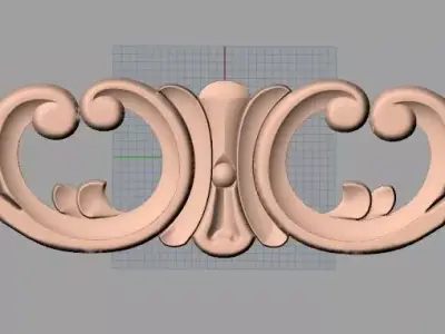 3D carved model furniture 3D design used for artcam aspire E822 3D model