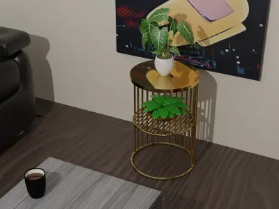 Sofa Side Table 1 3D model