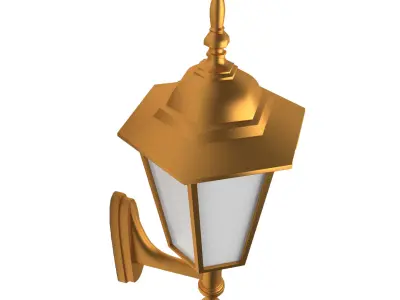 lamp 3d model outdoor wall 3D model
