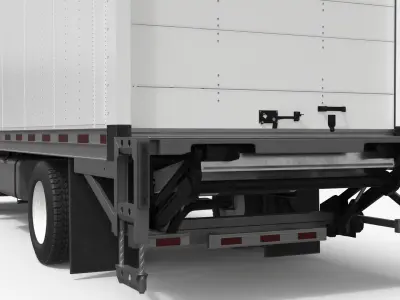  Isuzu FTR Vehicle Cargo Transporter 2025 White Simplified 
